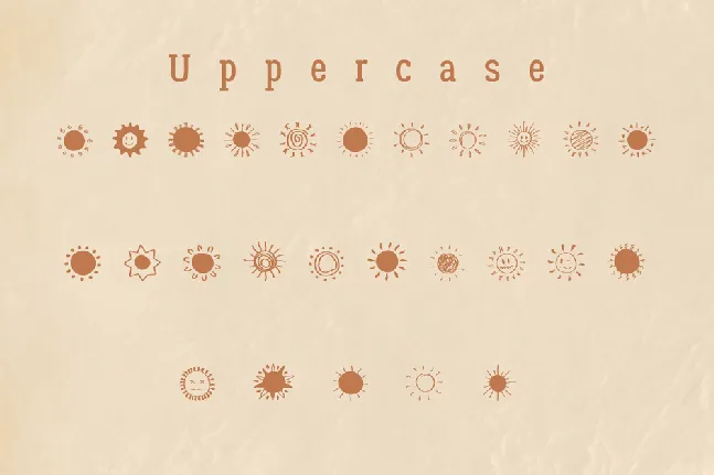 Retro Sun font