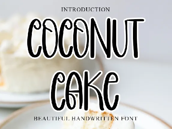 Coconut Cake font