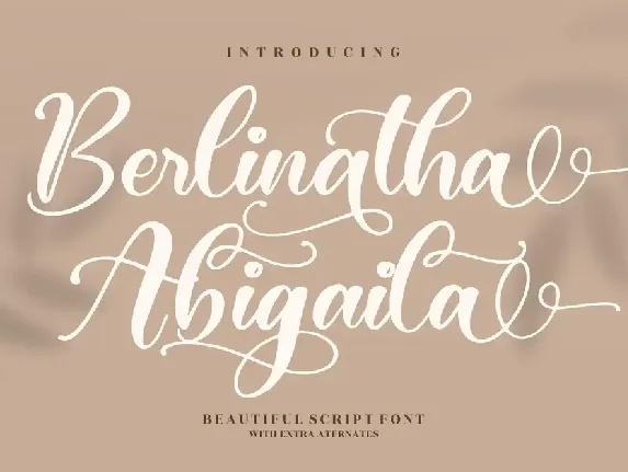 Berlinatha Abigaila font