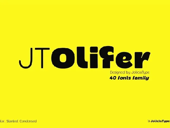 JT Olifer font