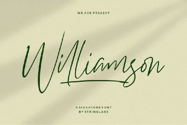 Williamson font