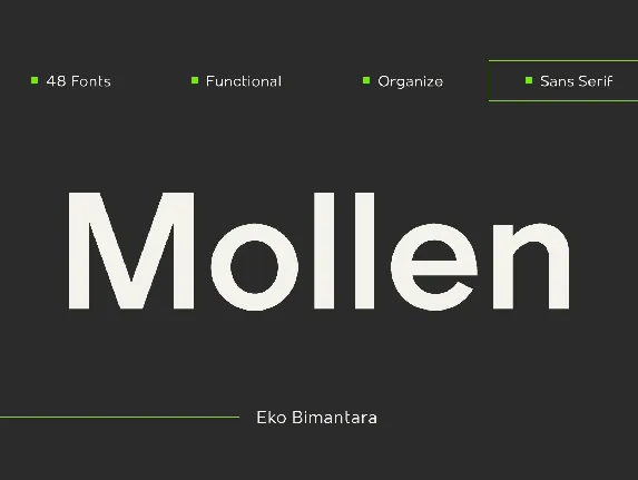 Mollen font