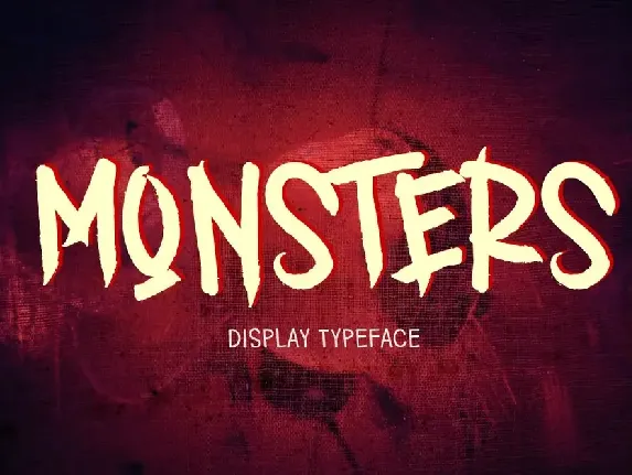 MONSTERS font