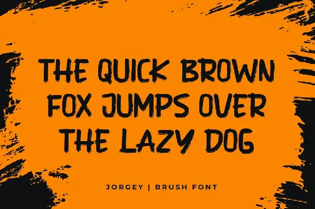 Jorgey font