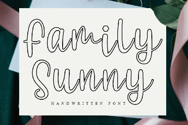 Family Sunny font