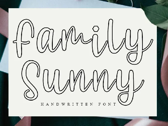 Family Sunny font