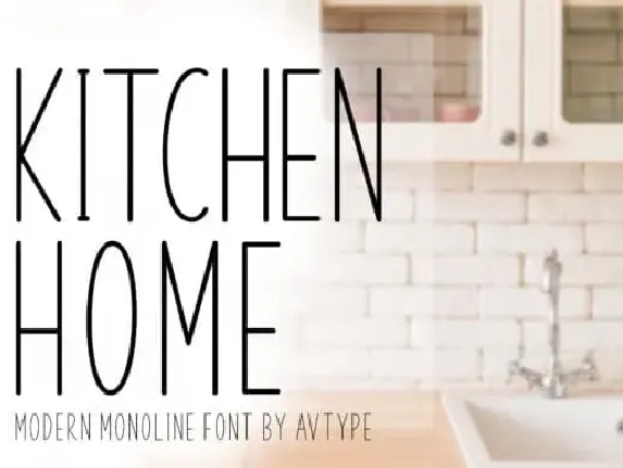 Kitchen Home Sans Serif font