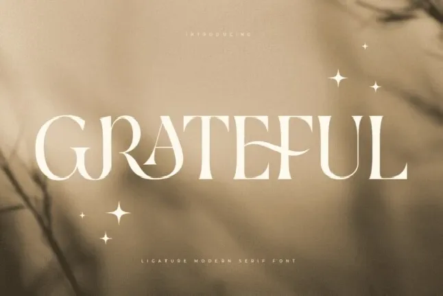 Gratefull font