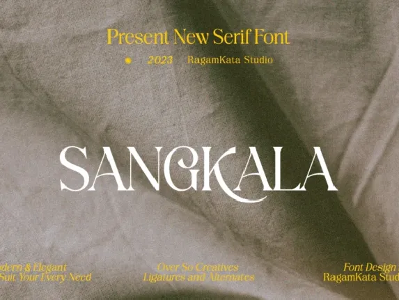 Sangkala font