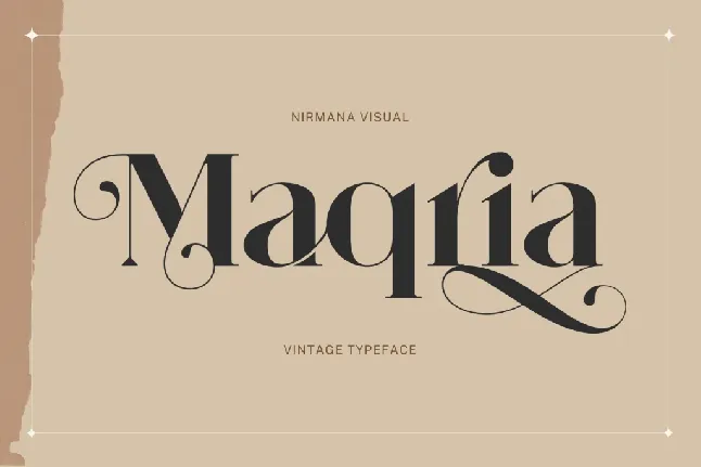 Maqria Vintage font