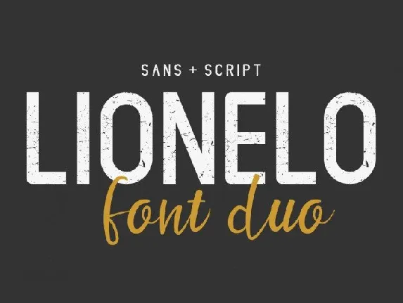 LIONELLO Special font