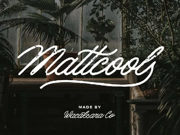 Mattcool font