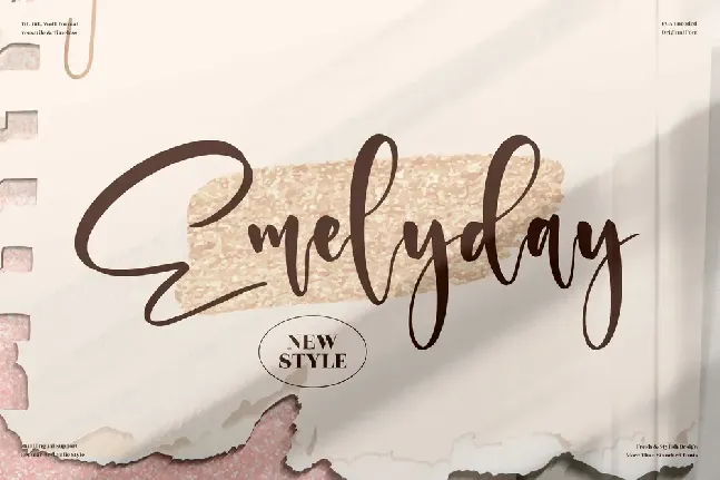 Emelyday font