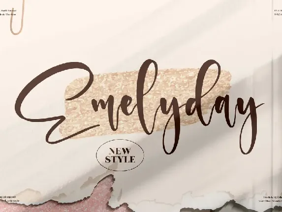 Emelyday font