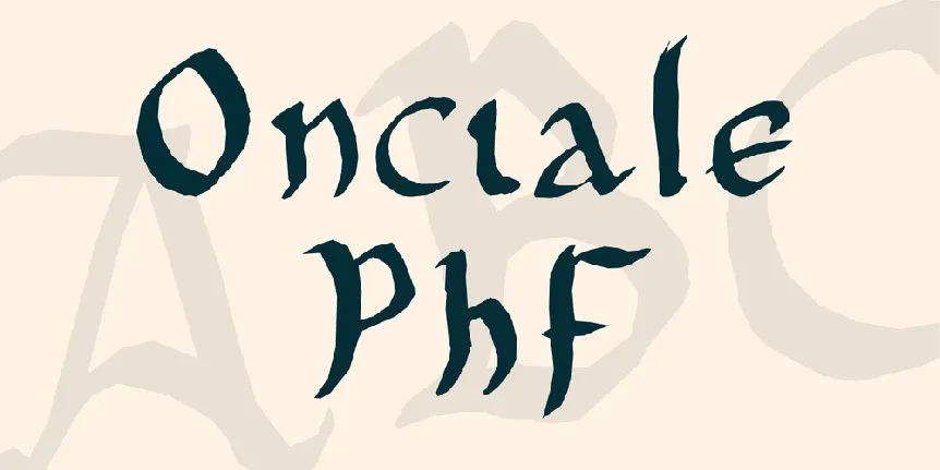 Onciale PhF font