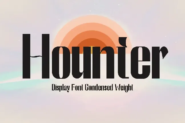 Hounter font