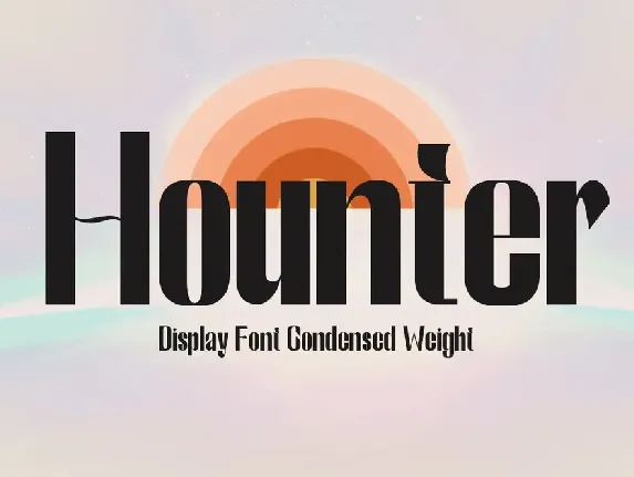 Hounter font