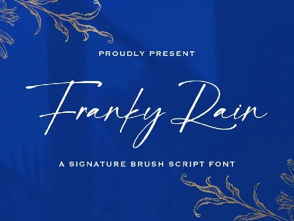 Franky Rain font