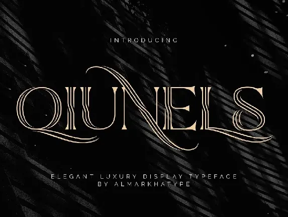 Qiunels font