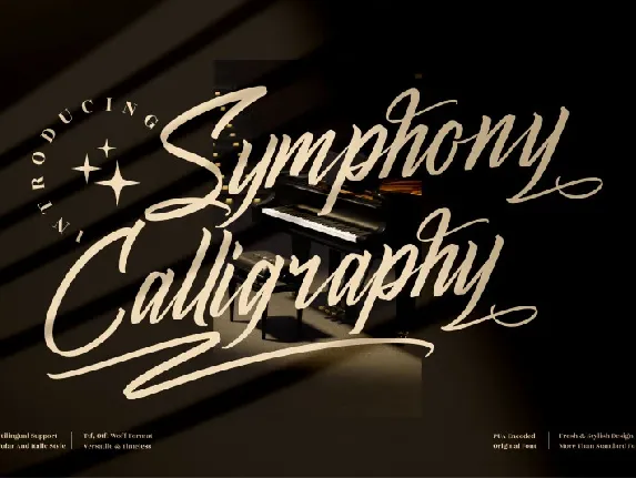 Symphony Calligraphy font