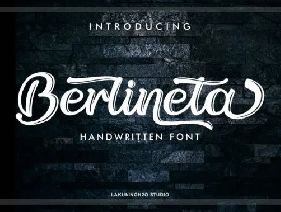 Berlineta Script font