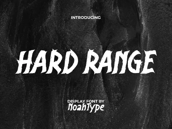 Hard Range Demo font