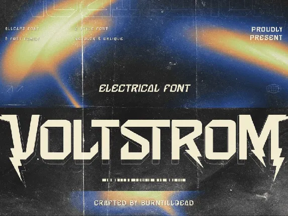 Voltsrom Demo font