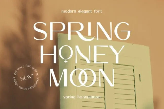 Spring Honeymoon font