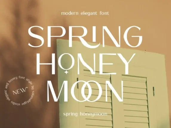 Spring Honeymoon font