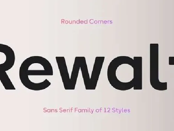 Rewalt font