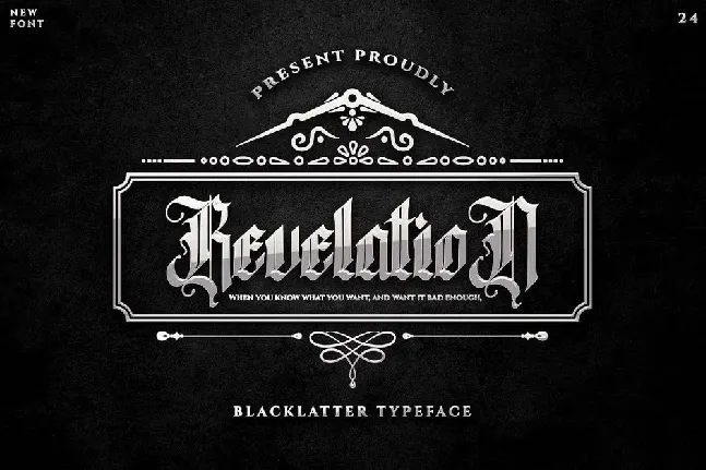 Revelation font