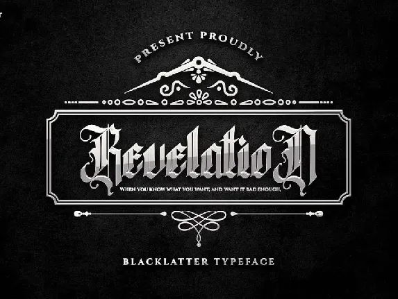 Revelation font