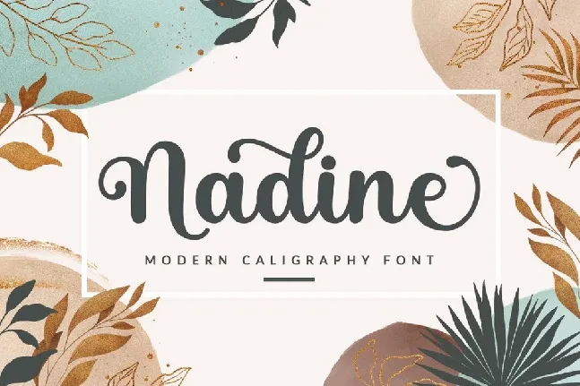 Nadine font