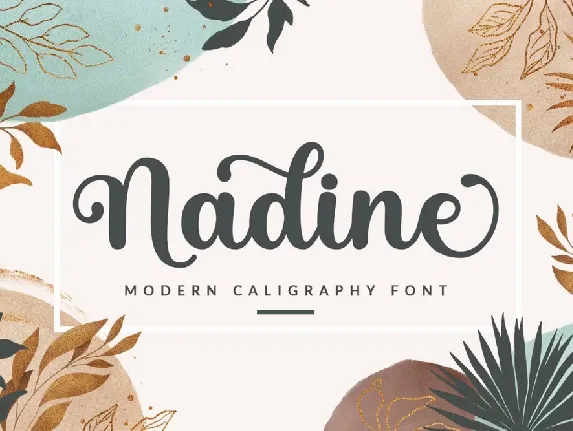 Nadine font