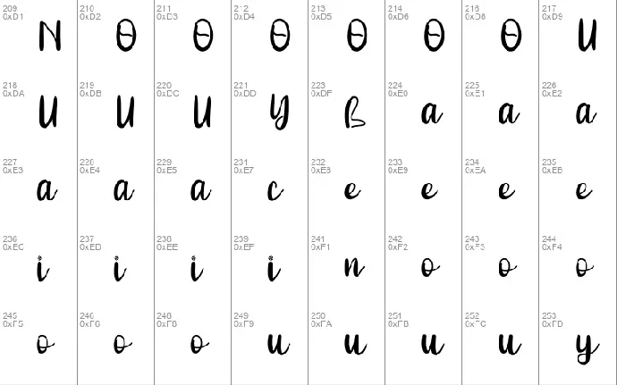 Baby Boy font