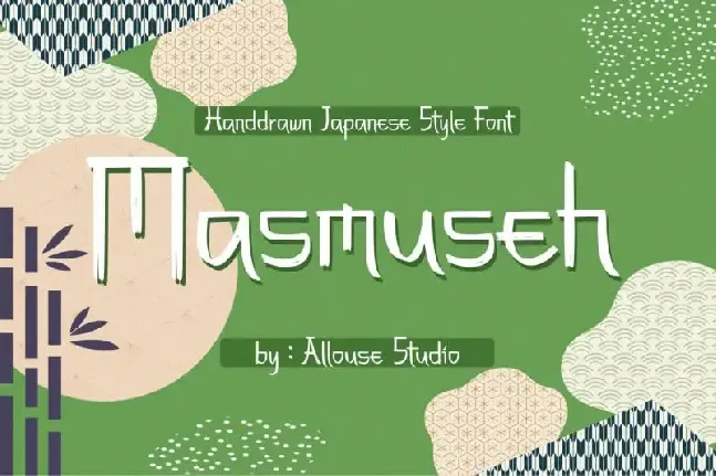 Masmuseh Display font