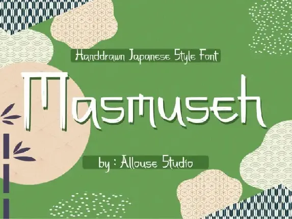 Masmuseh Display font