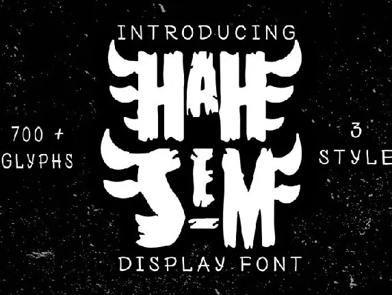 Hah Sem Display font