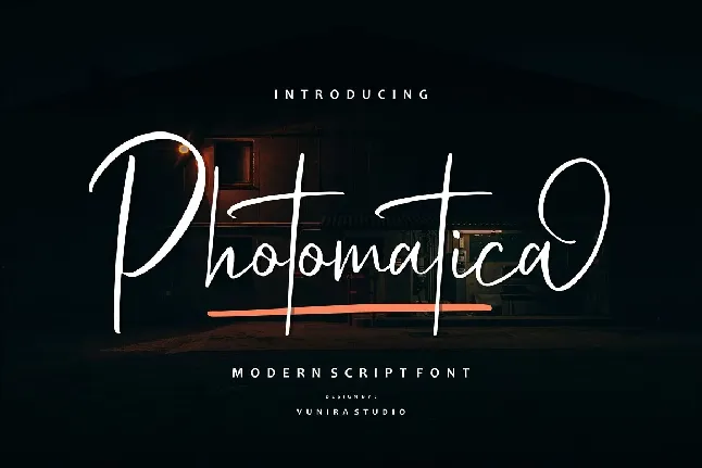 Photomatica font