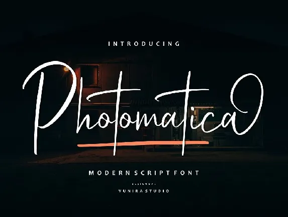 Photomatica font