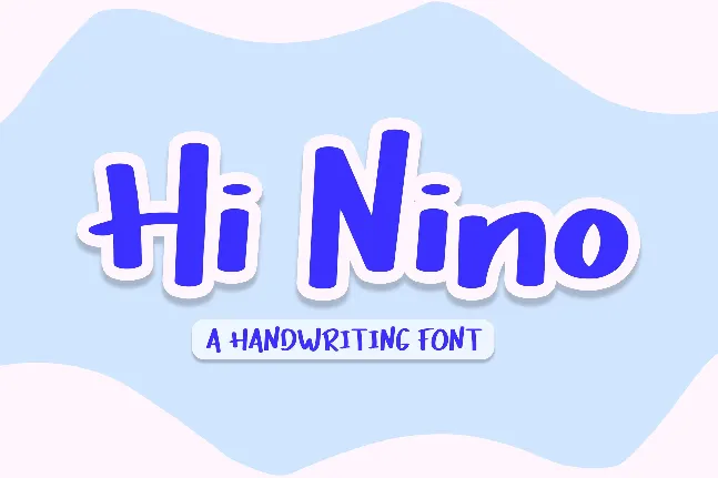 Hi Nino font