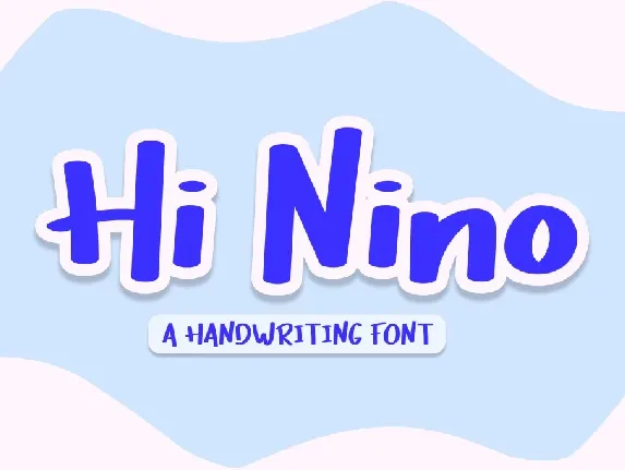 Hi Nino font