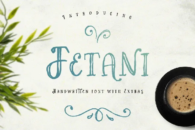 Fetani Typeface font