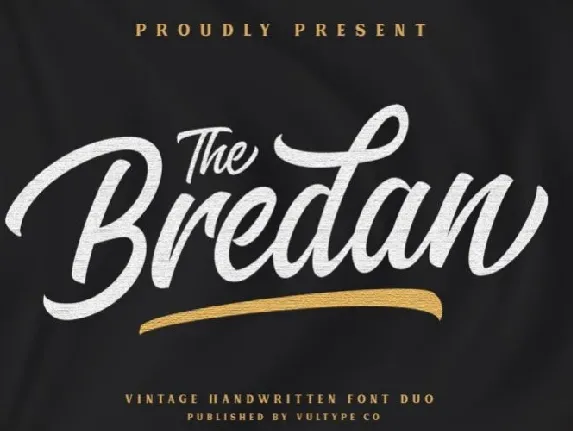 The Bredan Script font