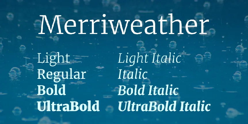 Merriweather font