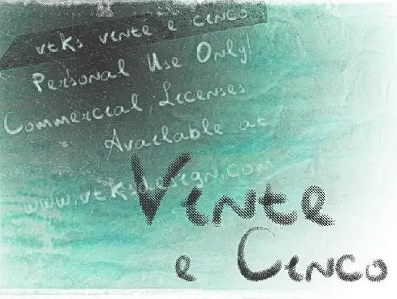 Vtks Vinte e Cinco font