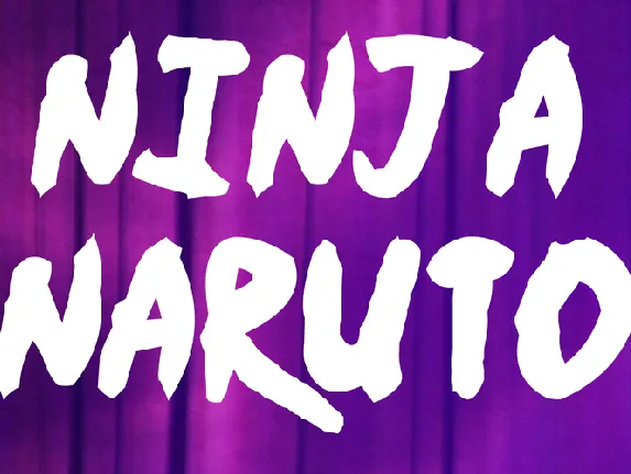 Ninja Naruto font