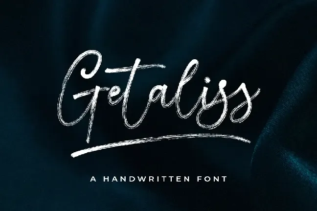 Getaliss font