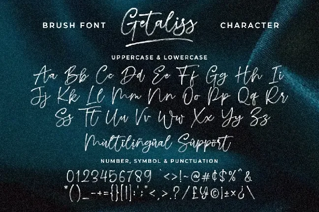 Getaliss font