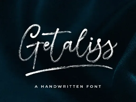 Getaliss font